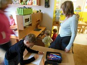 Odpolední zdravá svačinka s rodiči